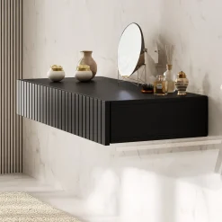 King - Kaptafel - Mat Zwart - 100x41 cm