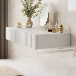 King - Kaptafel - Wit - 100x41 cm
