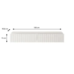 King - Kaptafel - Wit - 100x41 cm