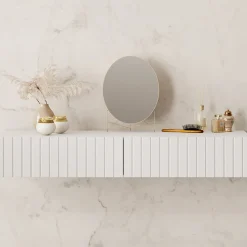 King - Kaptafel - Wit - 100x41 cm