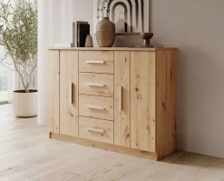 Ladekast Blake - Eiken - 120x40x90 cm