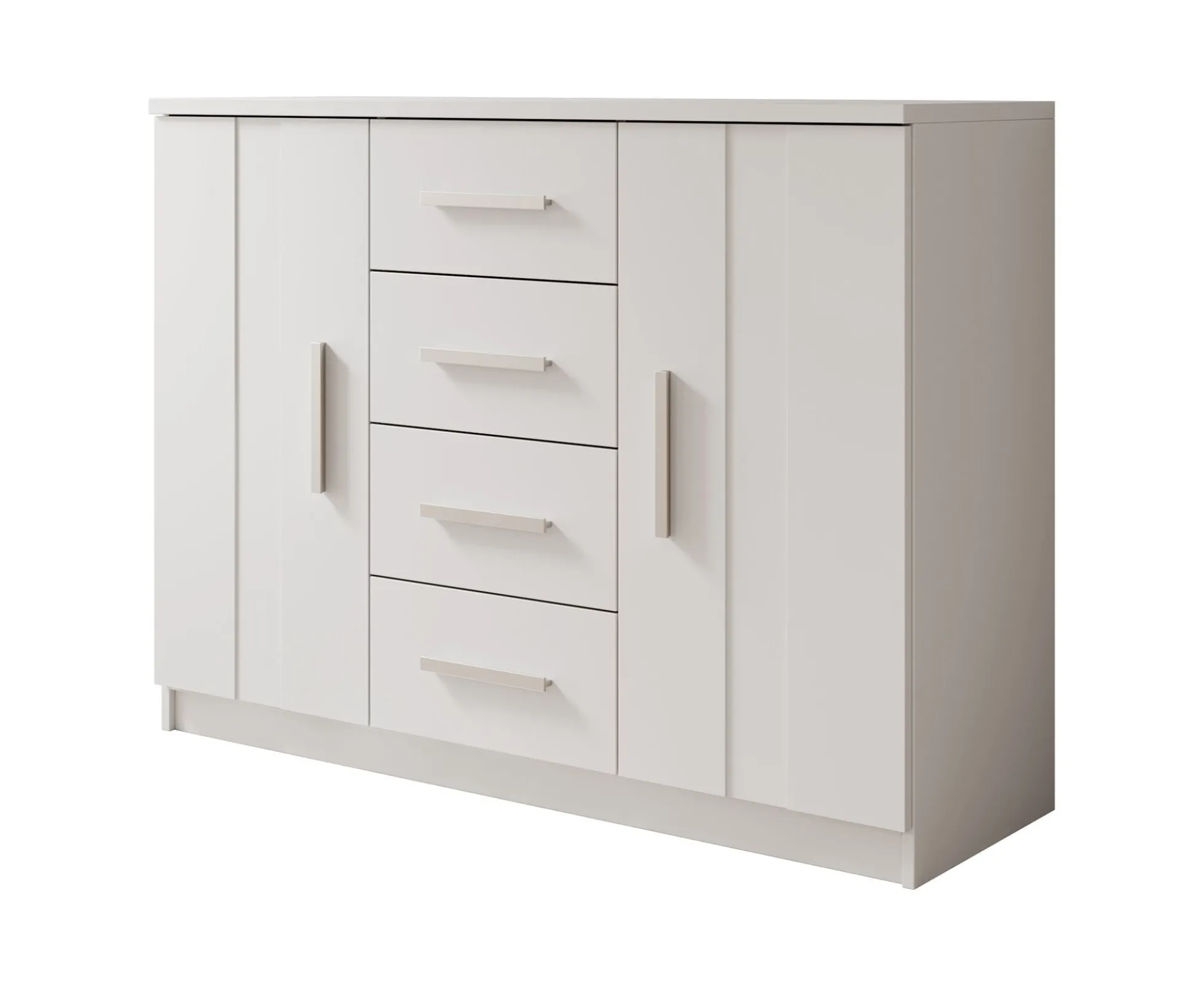 Ladekast Blake - Wit - 120x40x90 cm