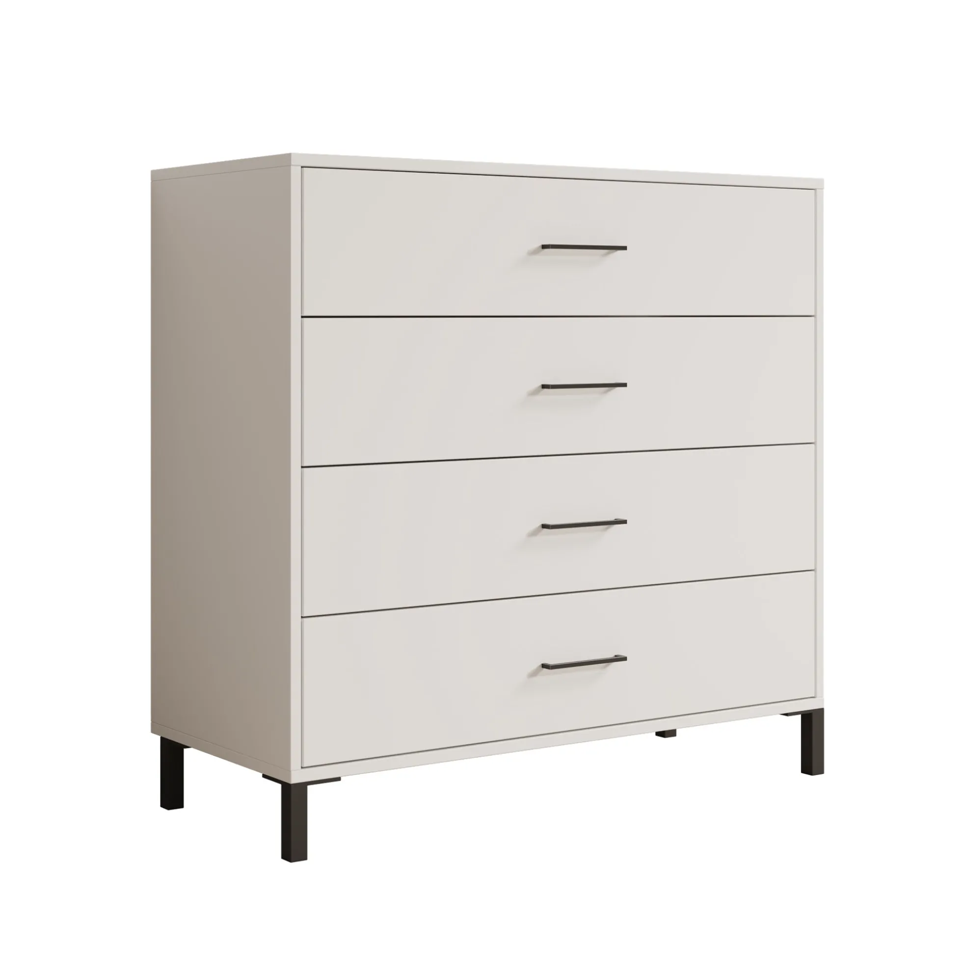 Ladekast Vidor - Wit - 93x40x90 cm
