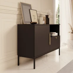 Lagos - Dressoir - Zwart - 120x40x80 cm