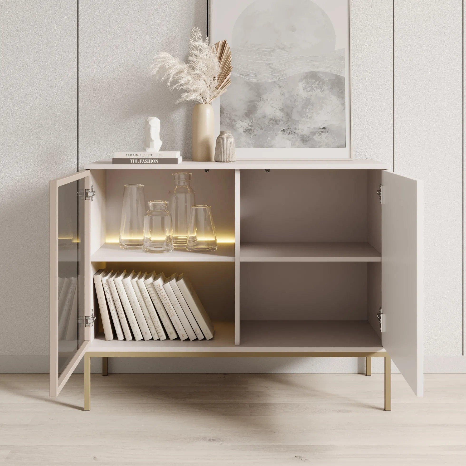 Legend - Dressoir - Beige - 104x39x83 cm