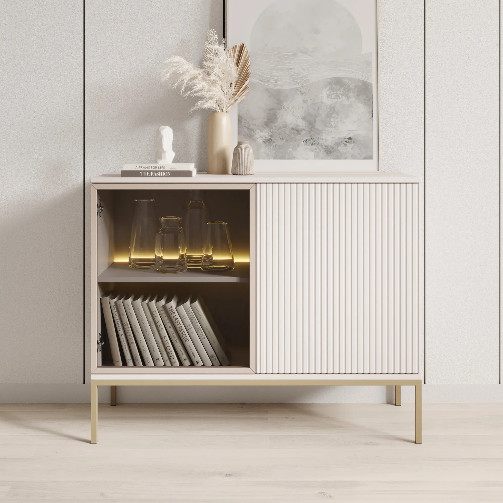 Legend - Dressoir - Beige - 104x39x83 cm