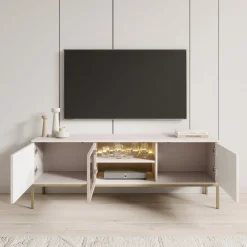 Legend - TV-Meubel met 3 deuren - Beige - 154 cm