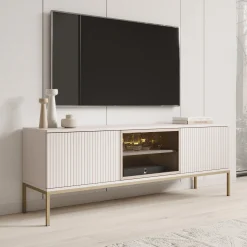 Legend - TV-Meubel met 3 deuren - Beige - 154 cm