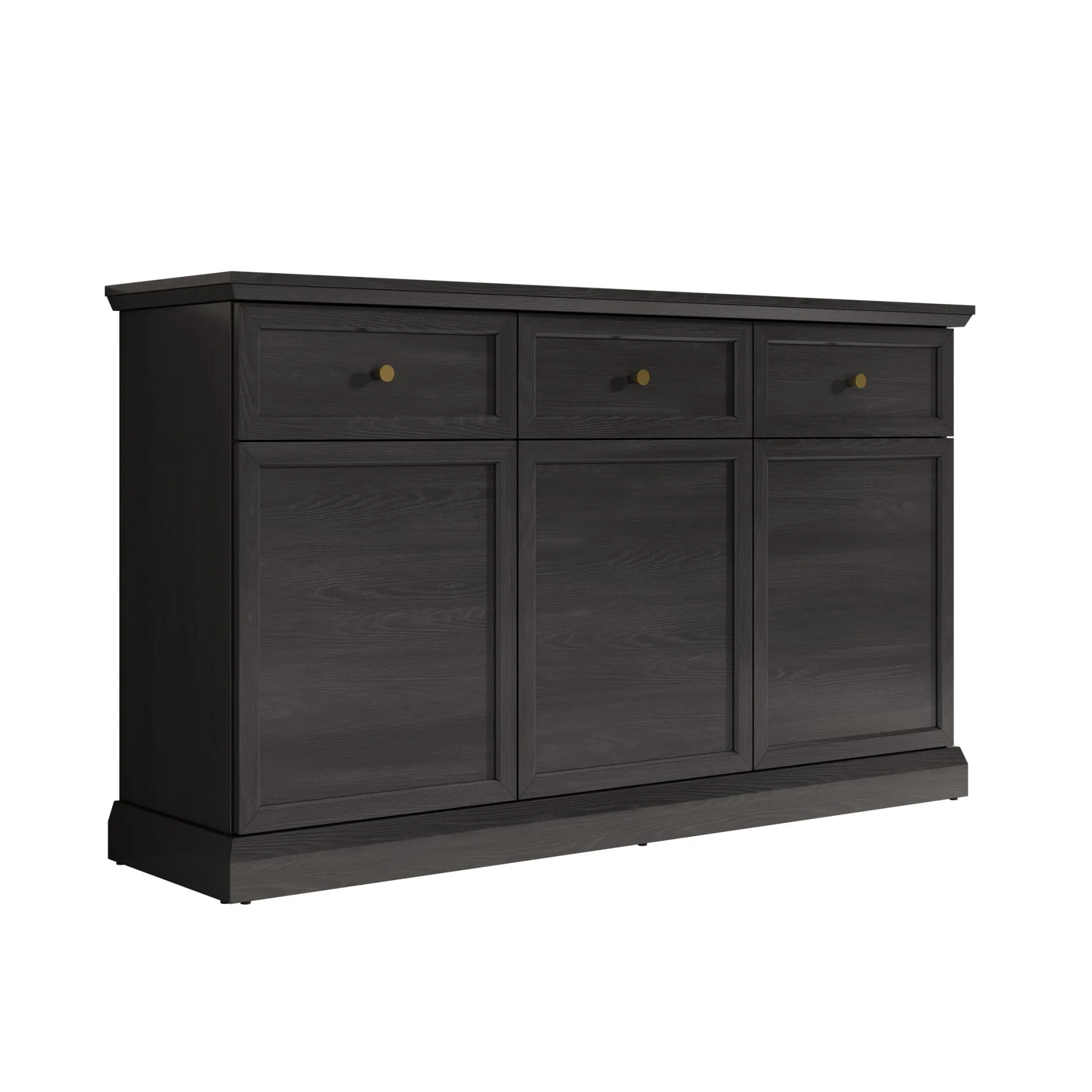 Leroy - Dressoir - Zwart - 146x40x86 cm