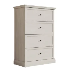 Leroy - Ladekast - Wit eiken - 75x40x110 cm