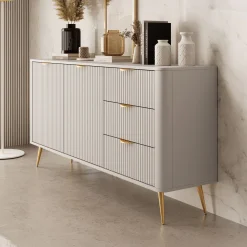 Lima - Dressoir - Beige - 163x38x81 cm