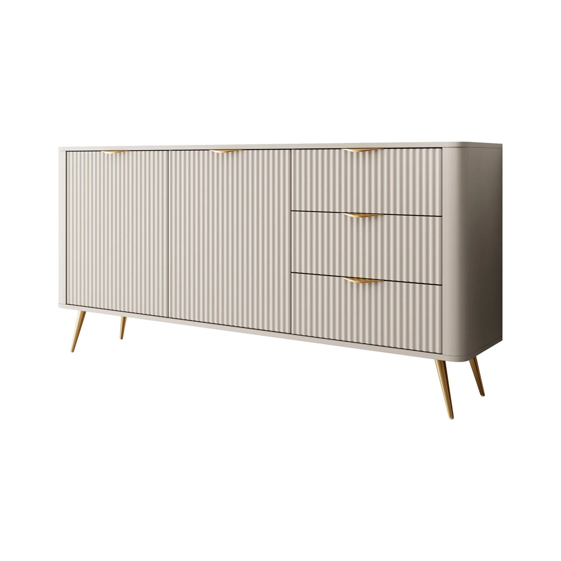 Lima - Dressoir - Beige - 163x38x81 cm