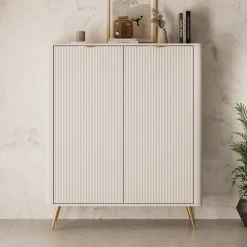 Lima - Dressoir - Beige - 113x38x134 cm