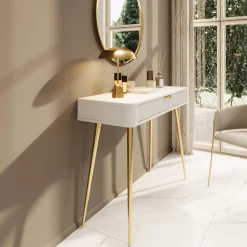 Lima - Kaptafel - Wit - 100x38x78 cm