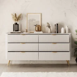 Lima - Ladekast - Beige - 163x38x81 cm