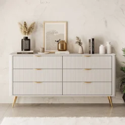 Lima - Ladekast - Beige - 163x38x81 cm