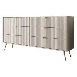 Lima - Ladekast - Beige - 163x38x81 cm