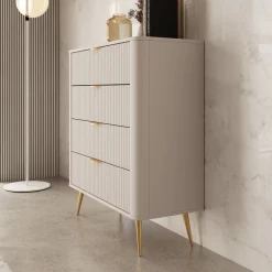 Lima - Ladekast - Beige - 88x38x101 cm