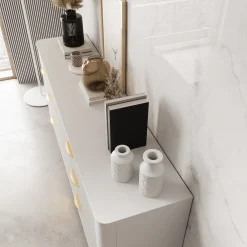 Lima - Ladekast - Wit - 163x38x81 cm