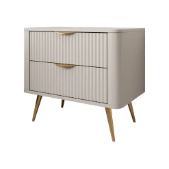 Lima - Nachtkastje - Beige - 63x38x55 cm