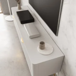 Lima - TV-Meubel - Wit - 163x38x51 cm
