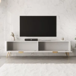 Lima - TV-Meubel - Wit - 200x38x51 cm