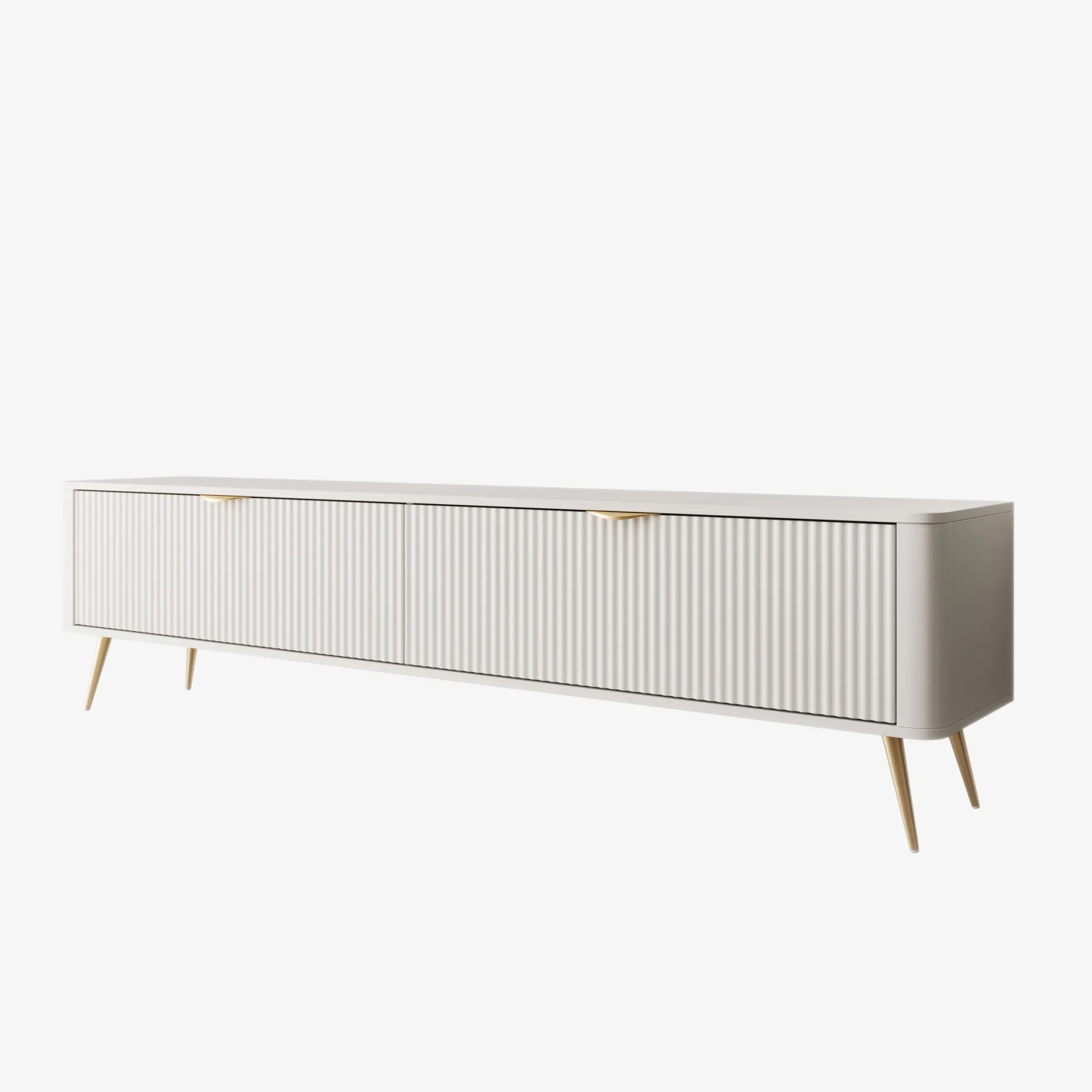 Lima - TV-Meubel - Wit - 200x38x51 cm