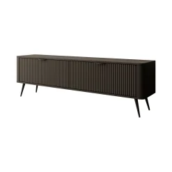 Lima - TV-Meubel - Zwart - 163x38x51 cm