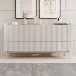 Livako - Ladekast - Beige - 153x38x82 cm