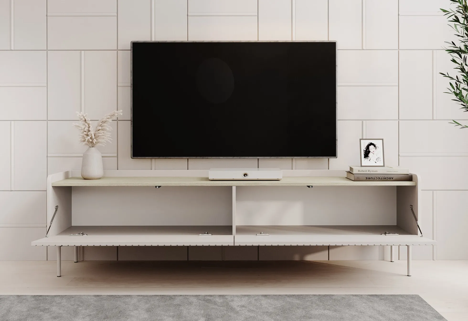 Livako - TV-Meubel - Beige - 181 cm