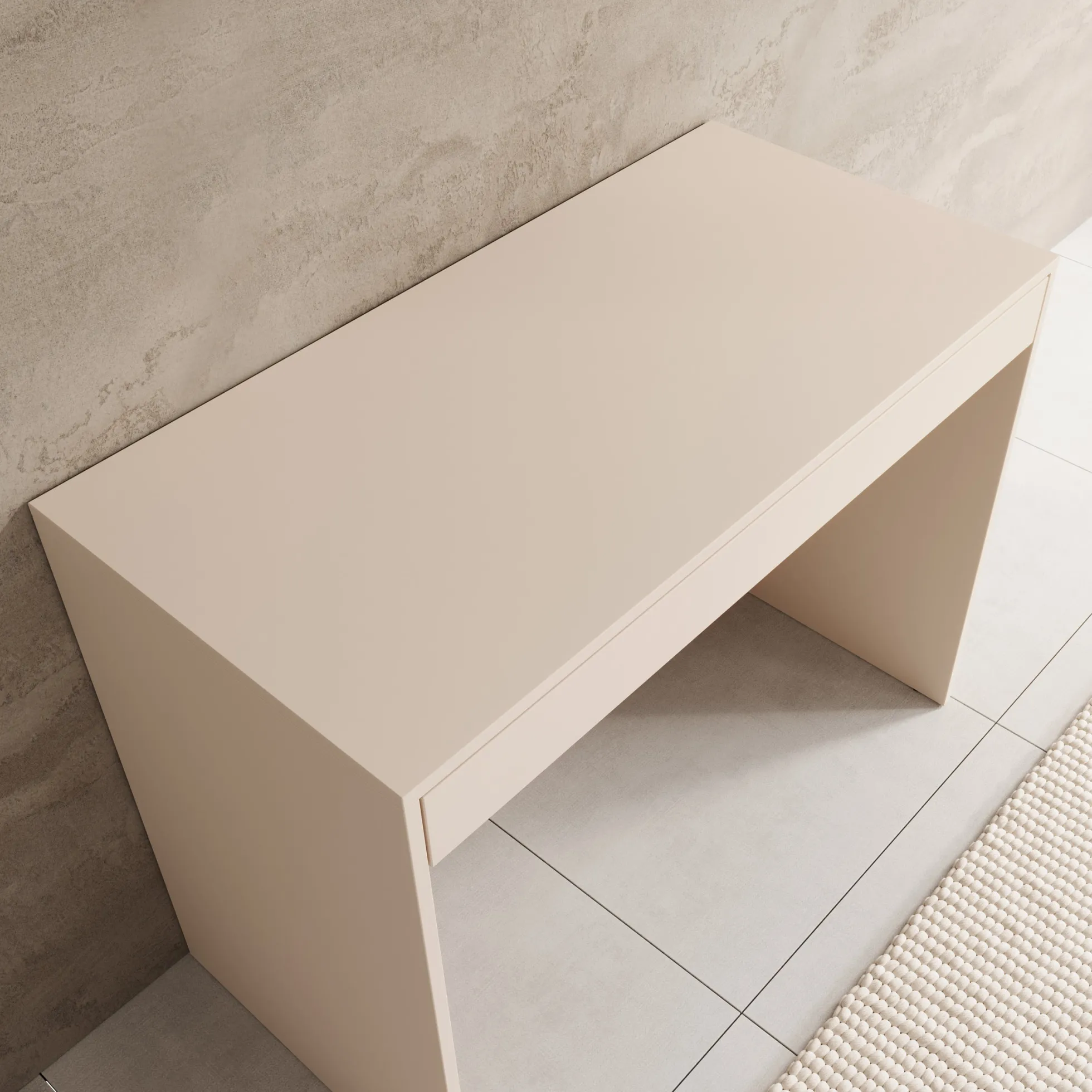 Lombok - Bureau - Beige - 100x50x76 cm