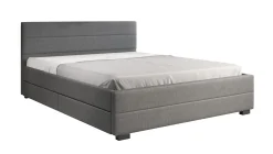 Loox - Tweepersoonsbed met 4 lades - Stof grijs - 160x200 cm