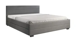 Loox - Tweepersoonsbed met 4 lades - Stof grijs - 180x200 cm