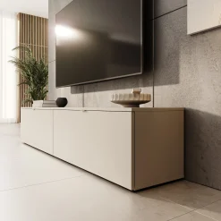 Lornes - TV-Meubel - Beige - 180x35x38 cm
