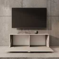 Lornes - TV-Meubel - Beige - 100x35x38 cm