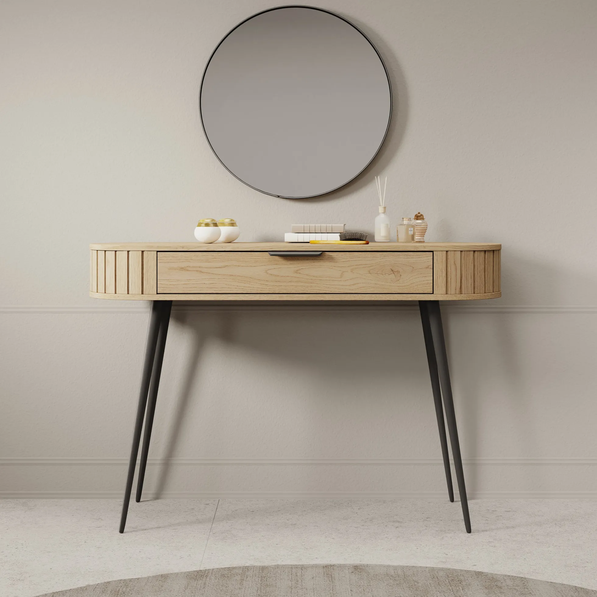 Loro - Kaptafel - Eikenpatroon - 120x40x80 cm