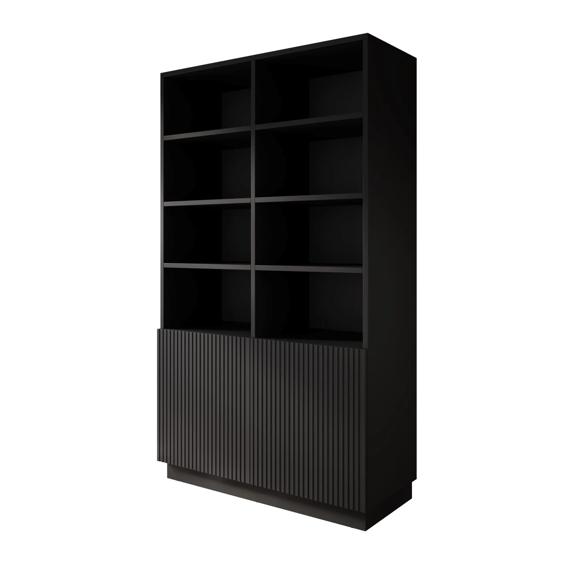 Lucera - Boekenkast - Zwart - 100x42x173 cm
