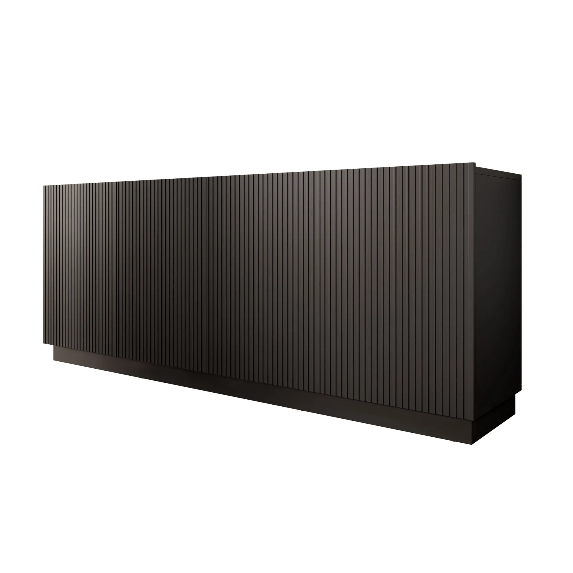 Lucera - Dressoir - Zwart - 200x42x78 cm