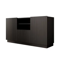 Lucera - Dressoir - Zwart - 150x42x78 cm
