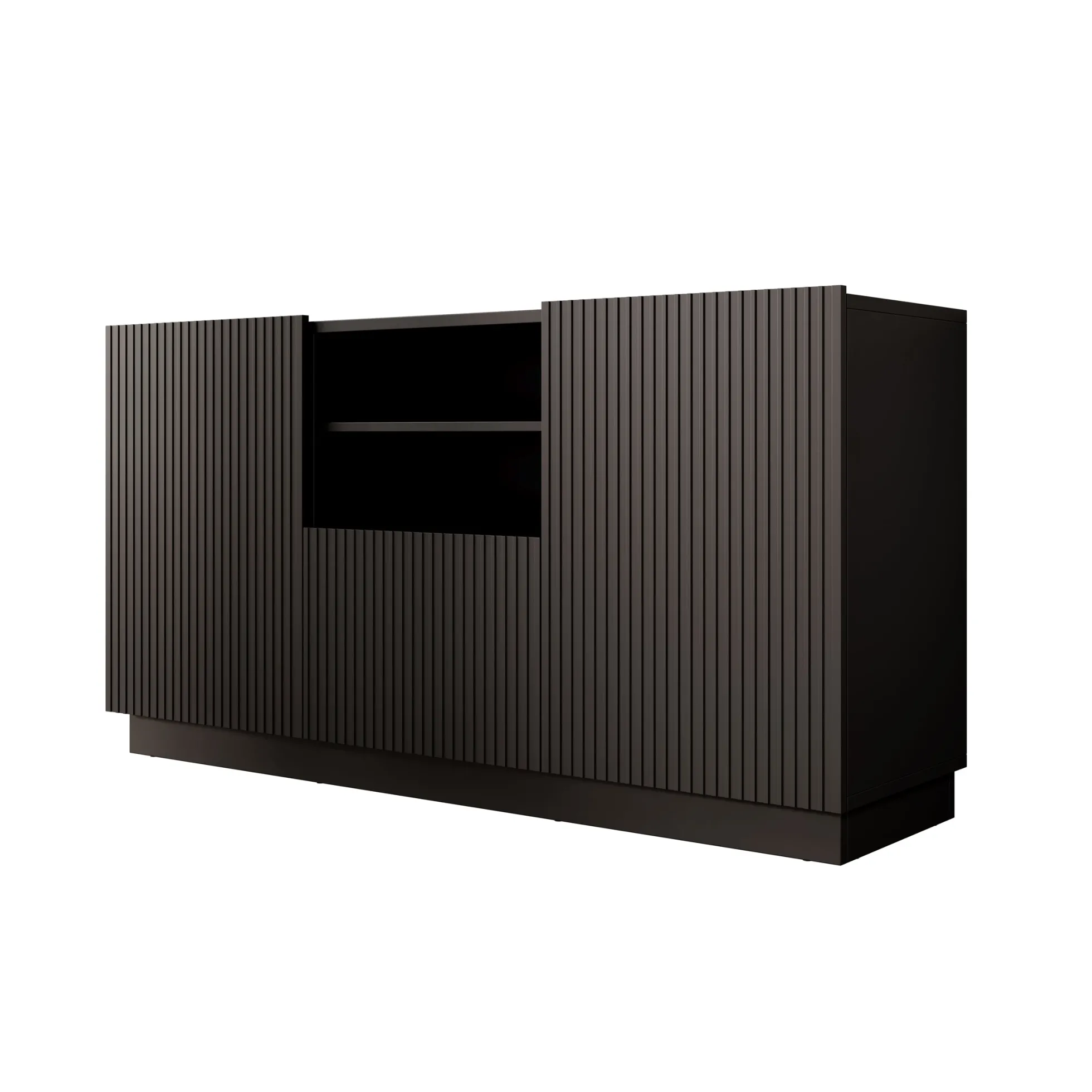 Lucera - Dressoir - Zwart - 150x42x78 cm