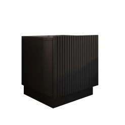 Lucera - Nachtkastje - Zwart - 45x42x47 cm