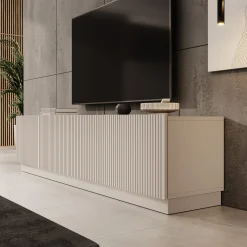 Lucera - TV-Meubel - Beige - 200x42x48 cm