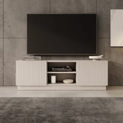 Lucera - TV-Meubel - Beige - 150x42x48 cm
