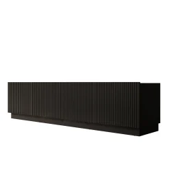 Lucera - TV-Meubel - Zwart - 200x42x48 cm