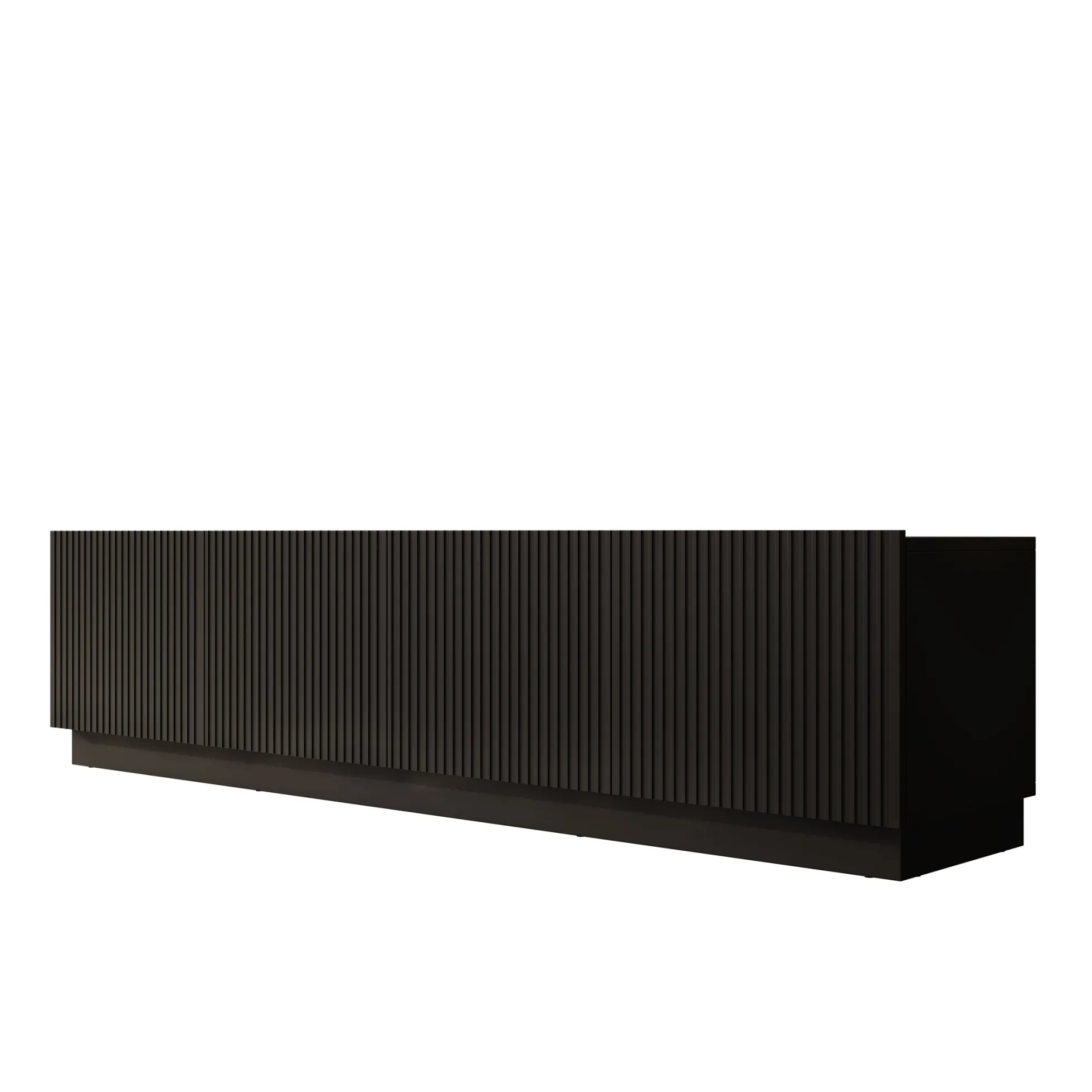 Lucera - TV-Meubel - Zwart - 200x42x48 cm