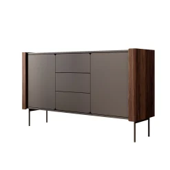 Lux - Dressoir - Zwart - 142x40x83 cm