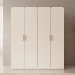Luzon - Kledingkast 4 deurs - Beige - 179x58x210 cm