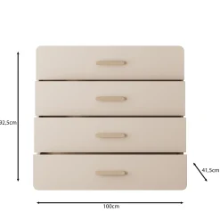 Luzon - Ladekast - Beige - 100x42x92 cm