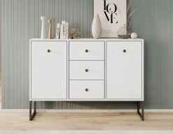 Lyndall 2 - Dressoir - Wit - 115x33x82 cm