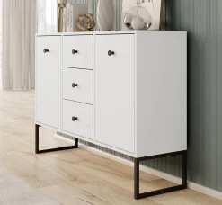 Lyndall 2 - Dressoir - Wit - 115x33x82 cm